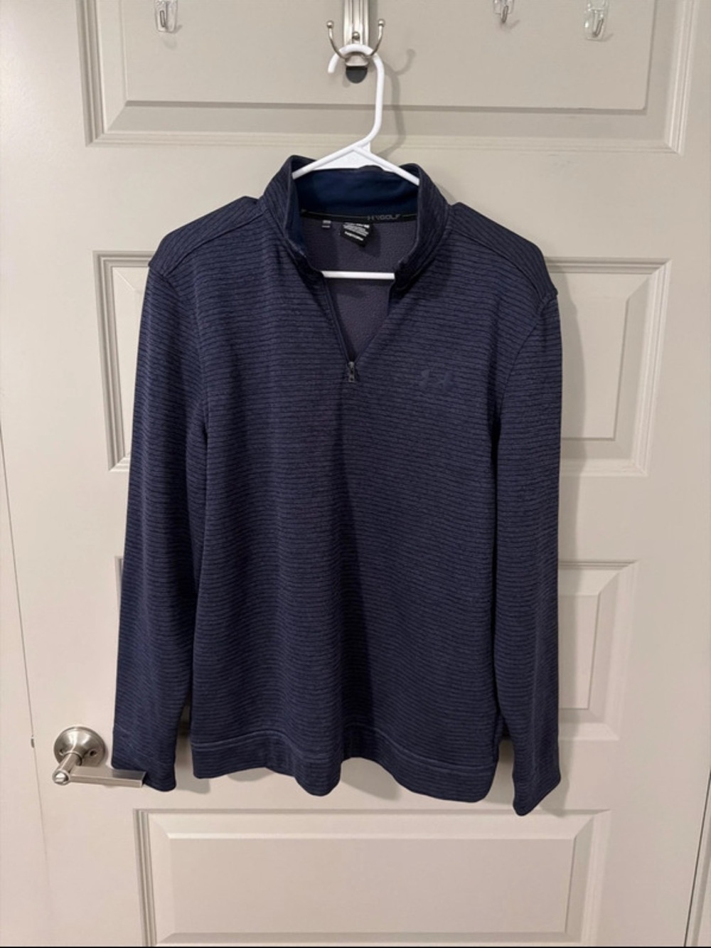 Under Armour Men’s Navy Blue Half-Zip Pullover Sweater